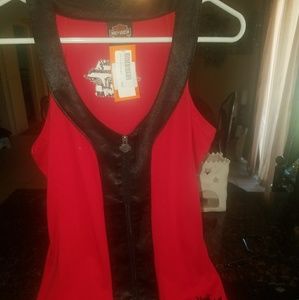 Harley Davidson tank witg zipper in front